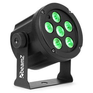 beamZ SlimPar30 RGB (6 x 3W. LED, RGB, incl. IR remote) 