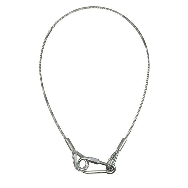 Showgear Safety Kabel (6mm., BGV-C1, 100cm., max. belasting 36KG)