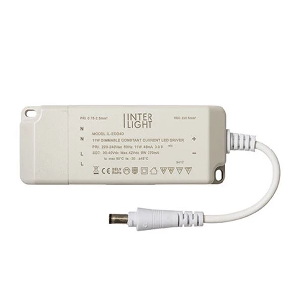 Interlight EasyFit Led driver (20W., 230V., 500mA., dimbaar)
