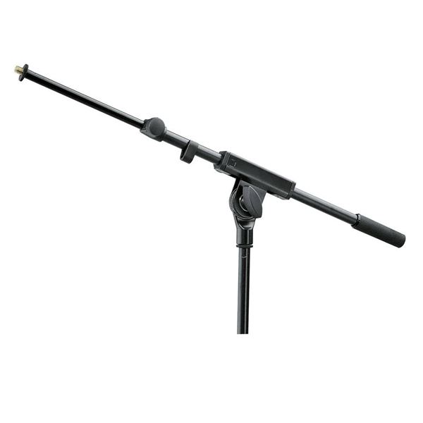 K&M 21140 microfoonhengel (verstelbaar, zwart)