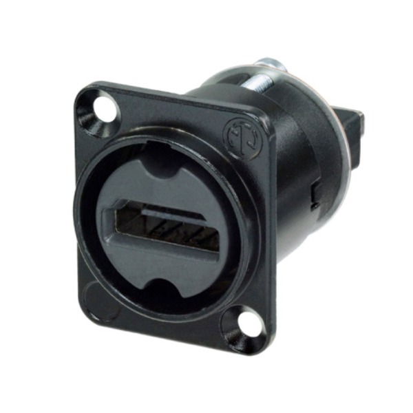 NEUTRIK HDMI chassisdeel (doorvoer, zwart)