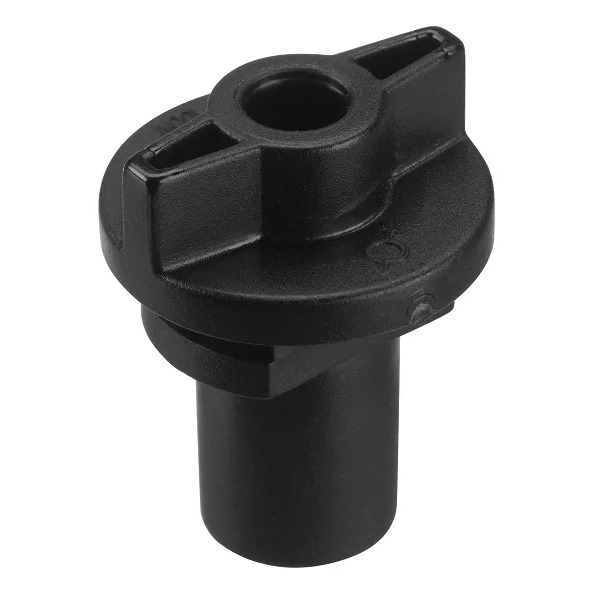 Nordic Aluminium XTAK 146 M6 schroef inzetnippel rail (zwart)