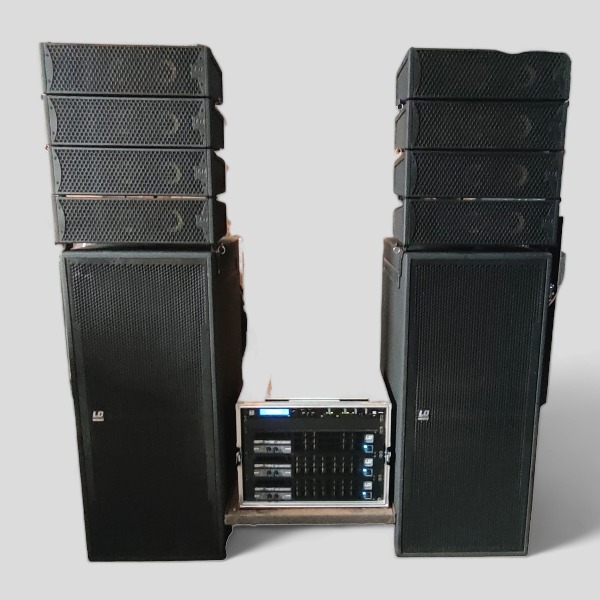 LD Premium Vue Array Line Array Systeem incl. amplifierrack (occasion) LD Premium Vue Array Line Array Systeem incl. amplifierrack (occasion)
