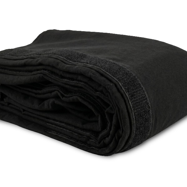 STAGE-SKIRT320 (40cm. x 600cm, zwart)
