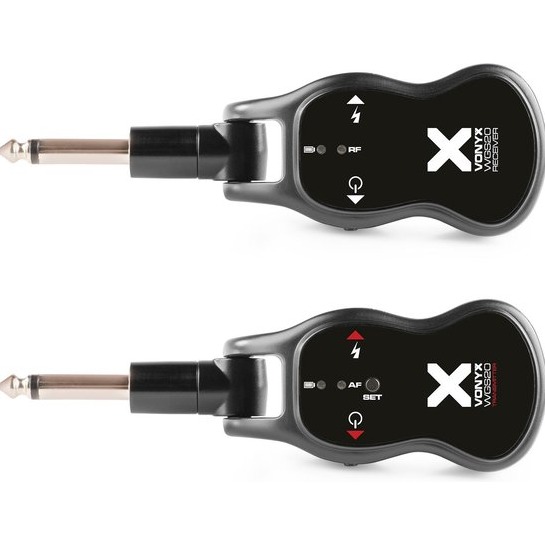 Vonyx WGS20 Wireless Guitar System (UHF, 10ch., 6.3mm.)