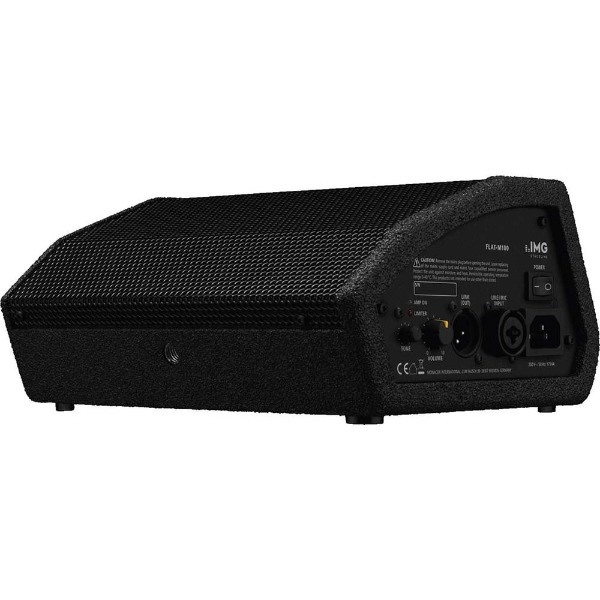 Monacor FLAT-M100 actieve luidspreker (incl. voedingskabel en mount)