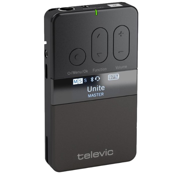Unite TP (EU) Digital Bodypack Transmitter (1880-1900 MHz., incl. beltclip en strap)
